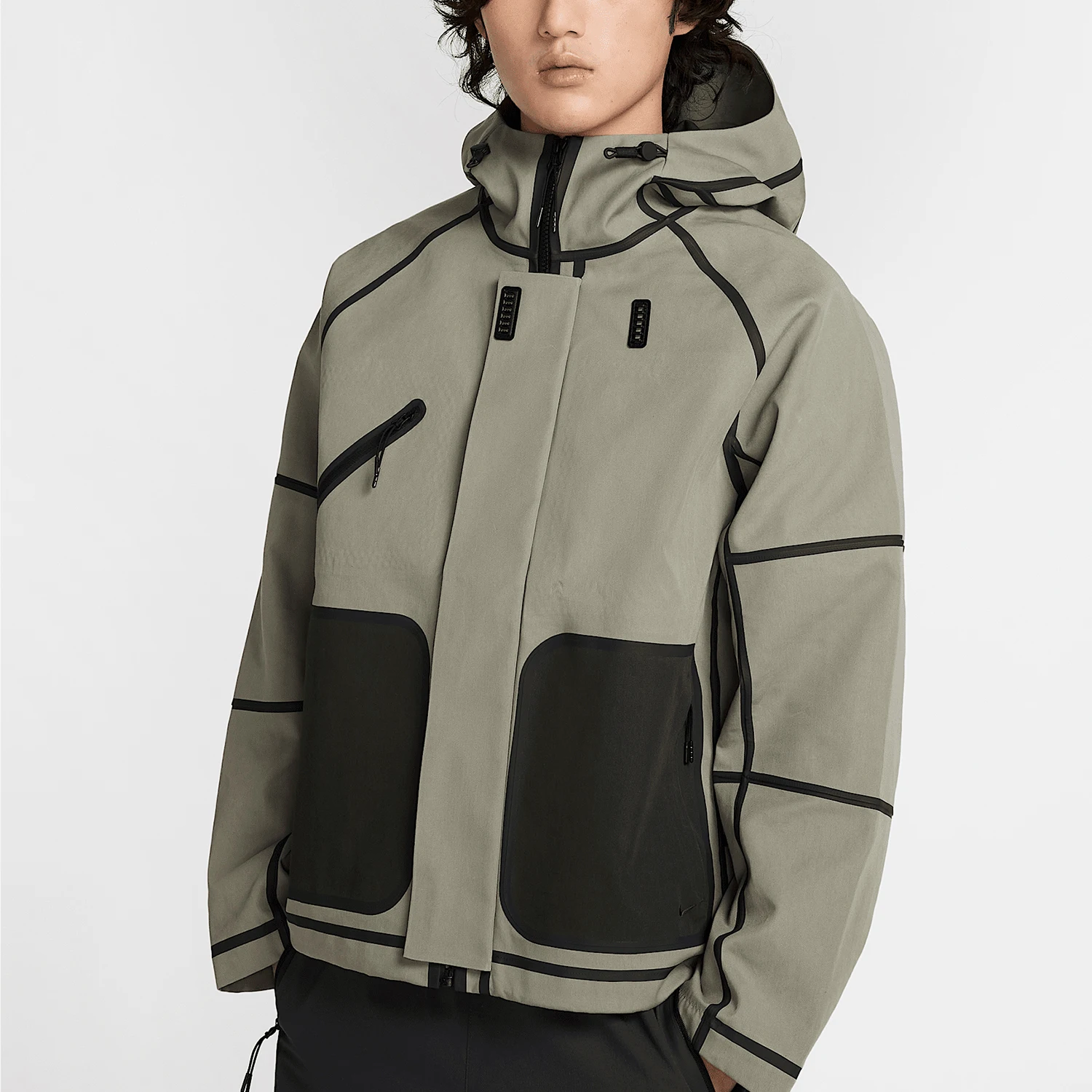 

Nike Genuine 2025 Spring Men's Patchwork Woven Outdoor Fashion Jacket HM9474-320