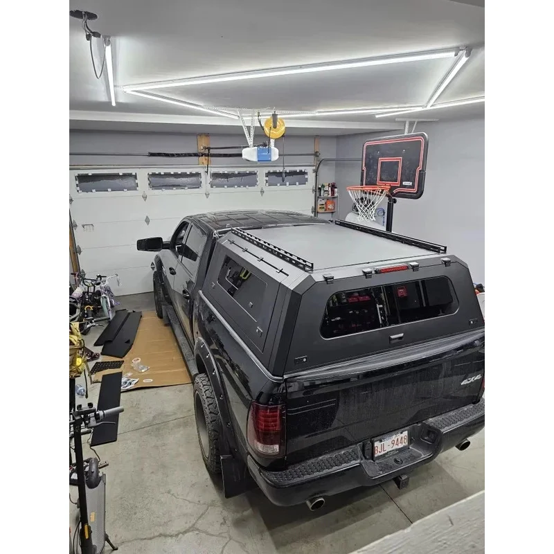 

Top quality Heavy-Duty Aluminum Hardtop Canopy for F-150 & Ranger Pickup Trucks Full Side Glass Windows Truck Bed Topper