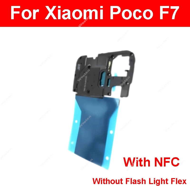 For Xiaomi Poco F7 25053PC47G 25053PC47I Antenna Mainboard Cover Signal Motherboard Cover with NFC Back Frame Shell Main Board