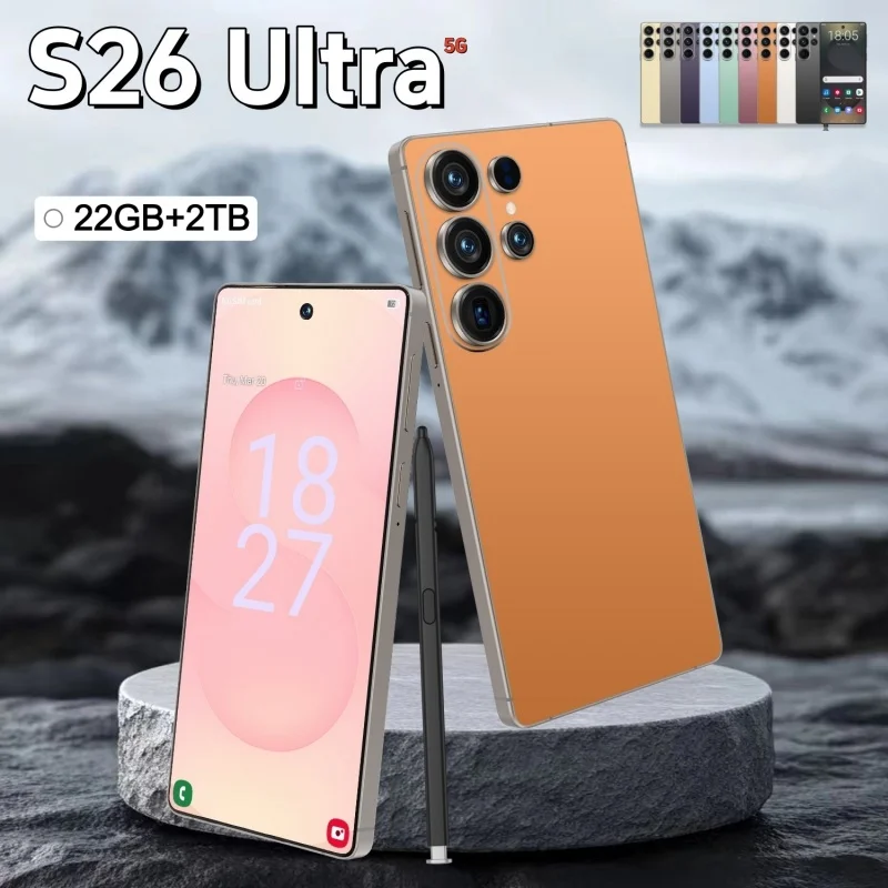 

2025 НОВЫЙ планшетный ПК Pad SMS 26 ultra 7,3 дюйма HD 4K Android 15 22 ГБ + 2 ТБ 8000 мАч Аккумулятор 4G 5G Dual Sim Card WiFi GPS Google Tab