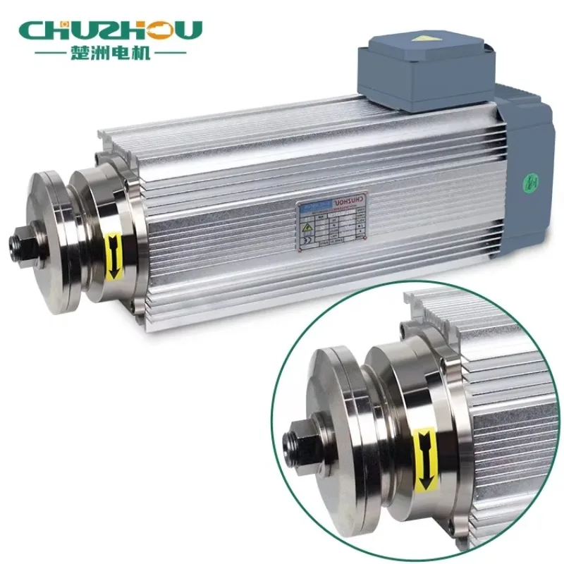 Air-cooled numerical control spindle 7.5kw motor spindle square air-cooled numerical control router
