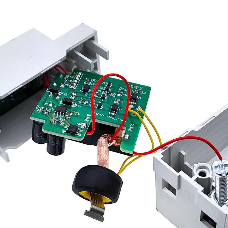 Adjustable Over Under Voltage Reclosing Protector Relay 40A 63A 100A 230V Limit Current Protection Dual Digital Display 3 Phase