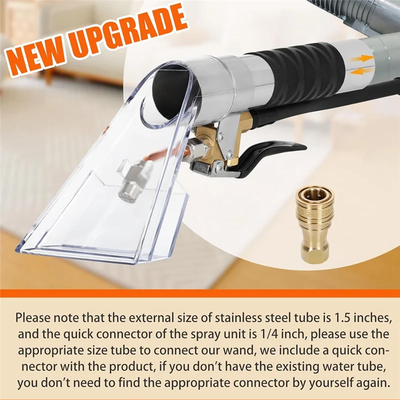 B47B-صمام توصيل سريع مع رأس شفط بخاخ بخار 1/4 بوصة متعدد الوظائف لمتجر Vac Mytee مستخلصات الفراغ