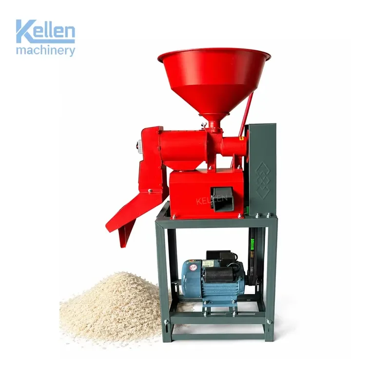 CE Certificate Adjustable Pressure Rice Milling Machine Prevent Blocking Paddy Huller Miller Machine Easy Maintenance for