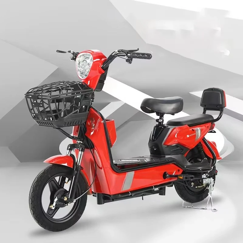 WWE Cheap 500w 48v 14 inches 45 km/h Student Electric Bike Electric Scooter Bike Adult Fast Electric Bike