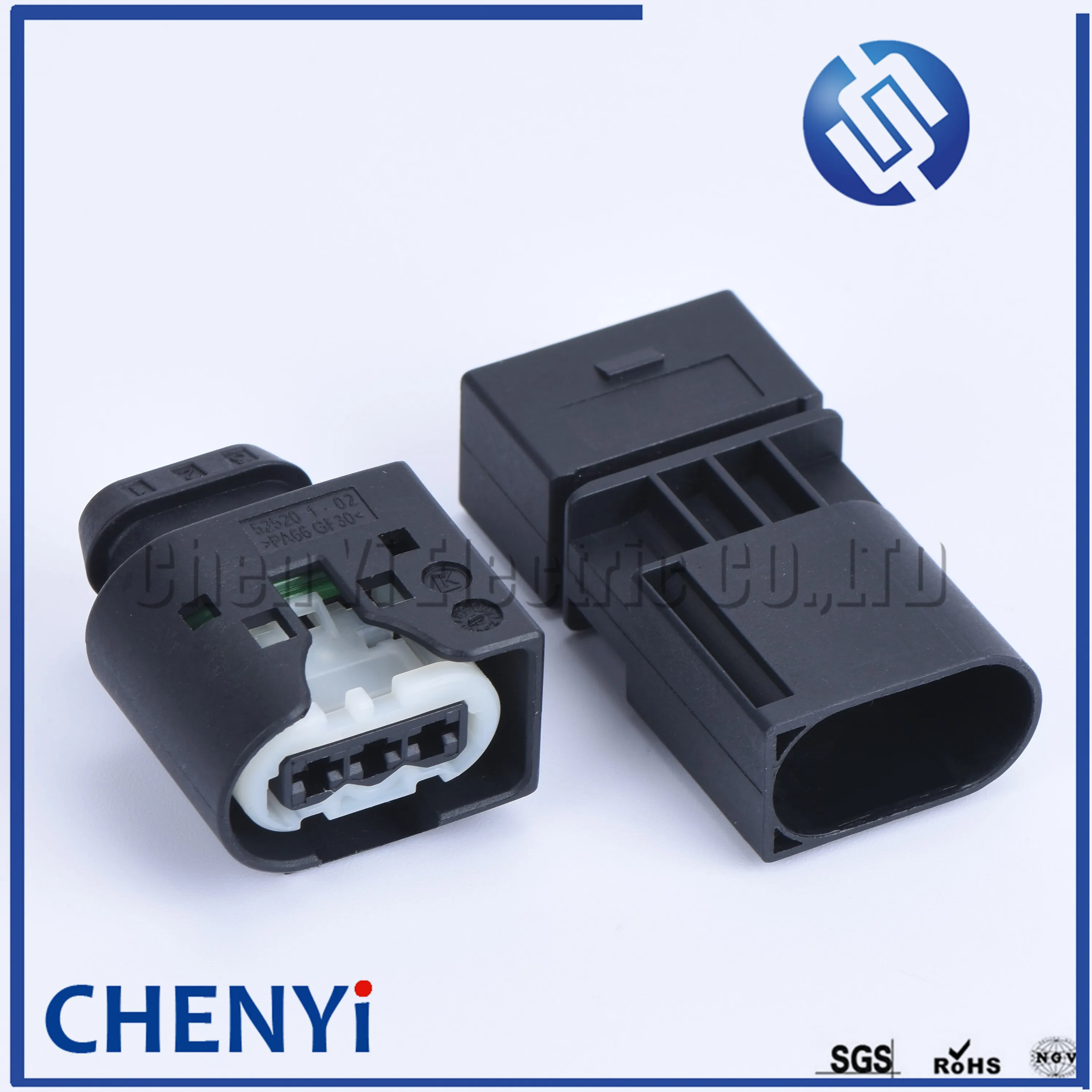 1 set 3 Pin male or female plug 09-4413-91 crankshaft sensor plug Injector Connector 50290971 1 433 919 09441392 22140492060