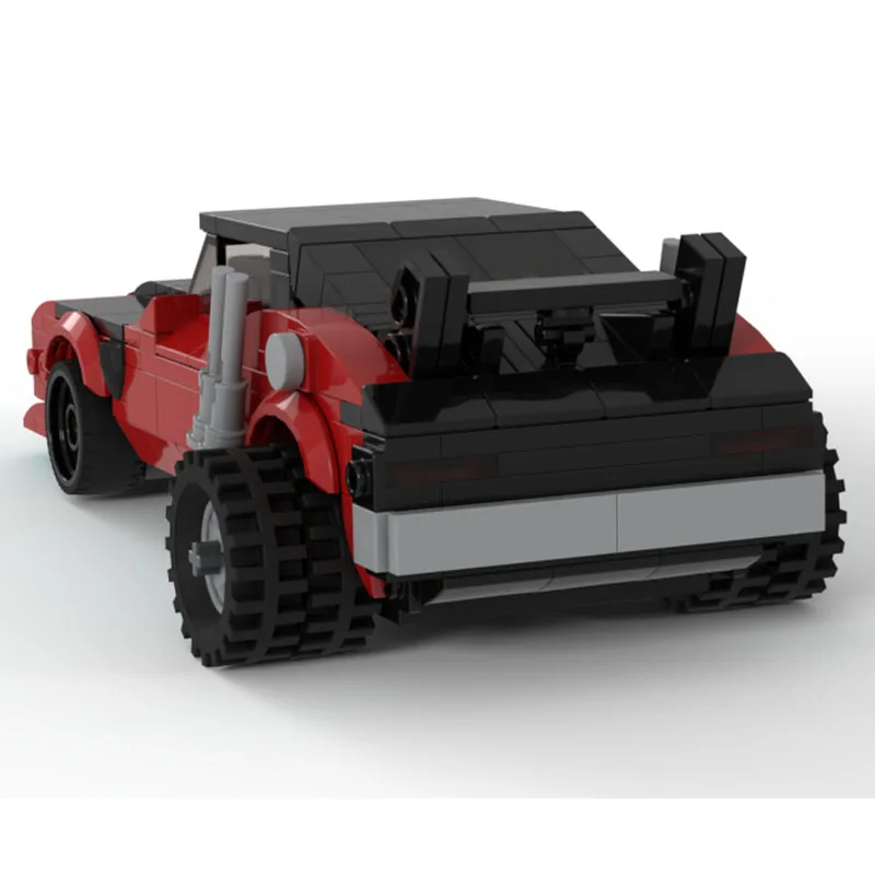 

MOC-200890 Classic New Iconic Racing Car Building Blocks Model, 348 Parts, Birthday and Christmas Toy Gift for Boys and Children