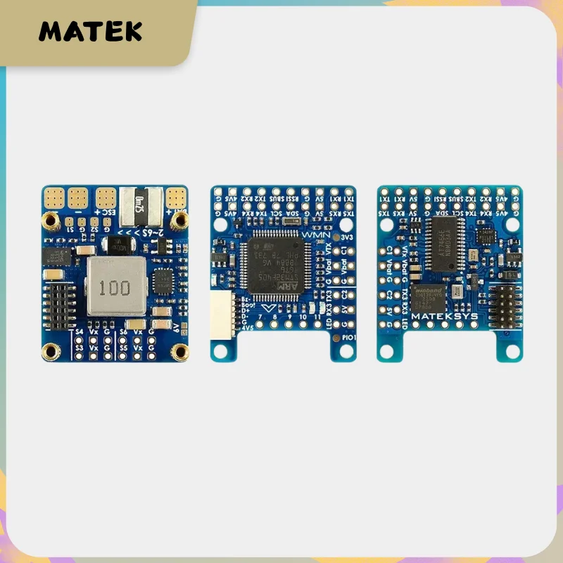 

MATEK F405-WMN F405 Flight Controller STM32F405RGT6 With Baro OSD Blackbox 132A Current Sense 2-6S Lipo 22X22m FPV Drone RC Tool