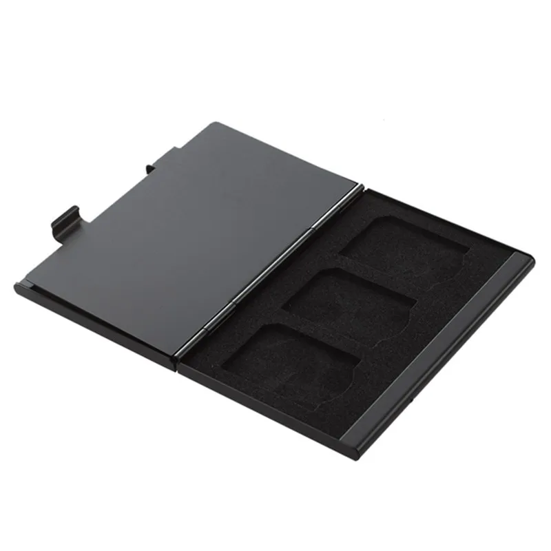 Caja de transmisión, almacenamiento de tarjeta de memoria, protección de aluminio Para Flash SD TF