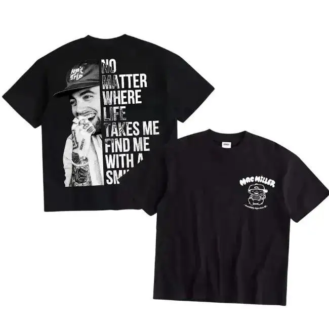 Mac Miller Tiny Desk Shirt, Don't Trip Hat Graphic Tee, Find Me with A Smile Quote, Retro Hip Hop Two Sided Rap Merch