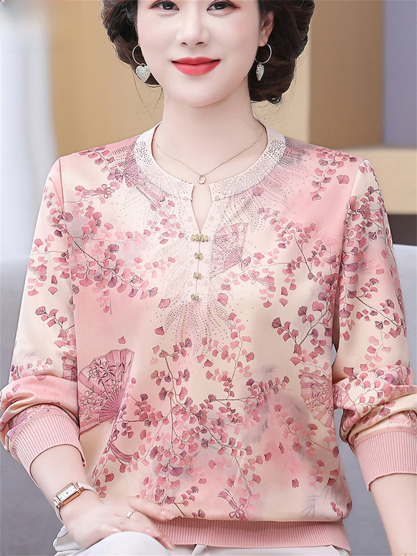 

Модная вязаная свободная женская футболка для осени, верхняя одежда, базовый слой, дышащие повседневные длинные брюки