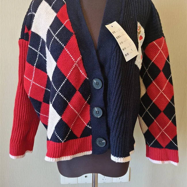 سترة كلاسيكية كبيرة الحجم Jaet للنساء للخريف والشتاء فضفاضة تناسب كسول Sle متعددة الاستخدامات للتنقل العادي Sve طويل V-Ne