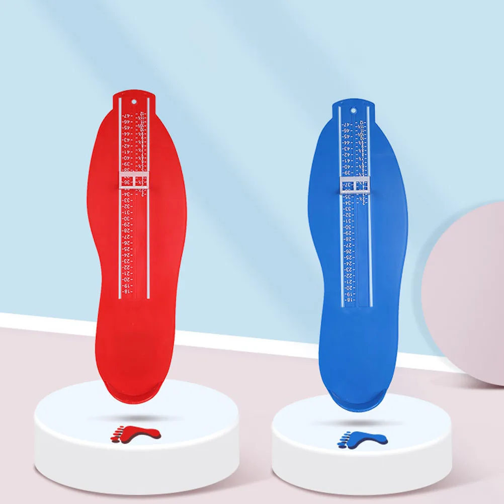 

3pcs Foot Measuring Instrument ABS Adult Children Length Gauge Portable Home Dorm Store Shoe Size Measurement Tool