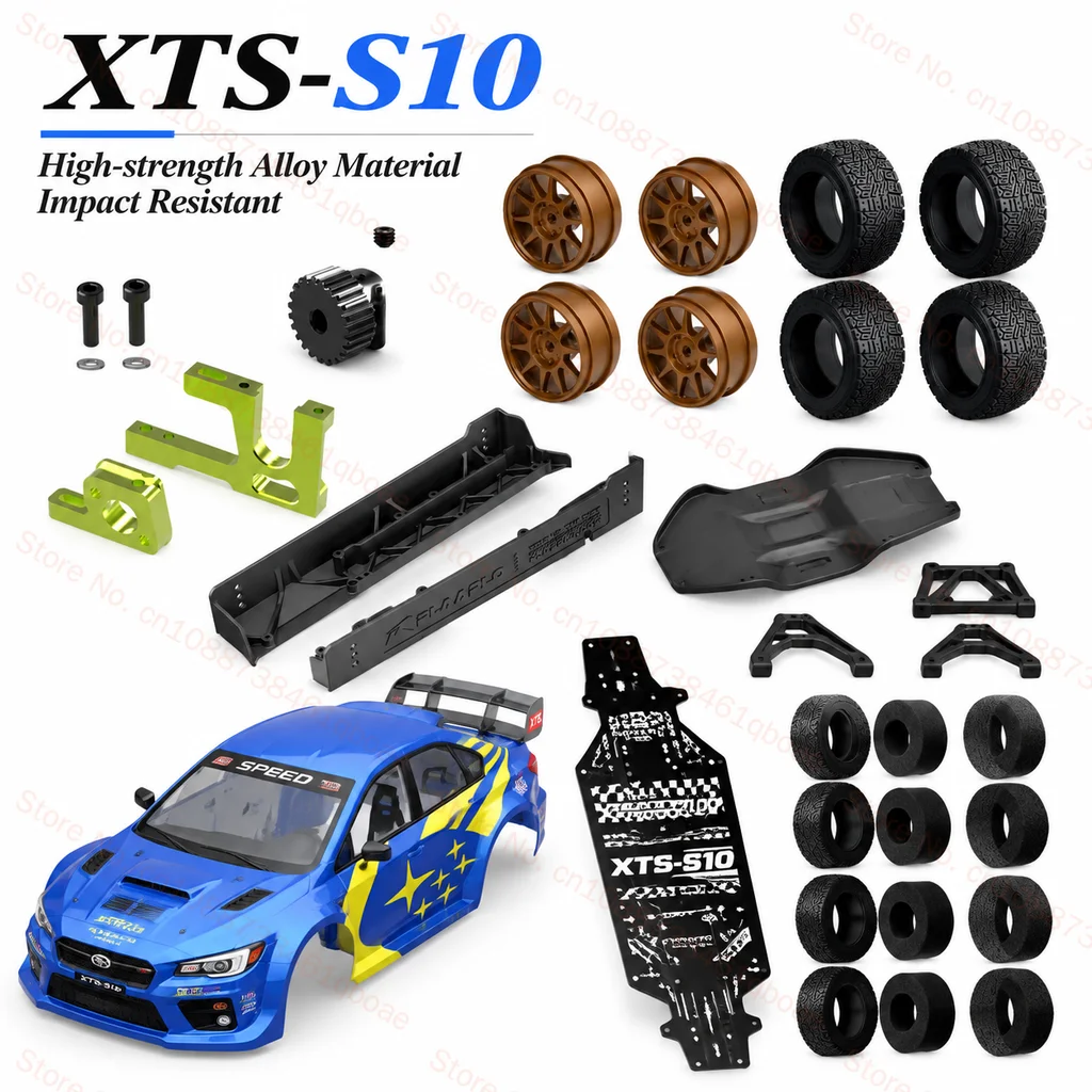 Xts-S10 Original Accessories Chassis 16T 24T 27T Motor Gear Wheel Hub Tire Motor Mount Combiner Side Panel Tire Tread Rc