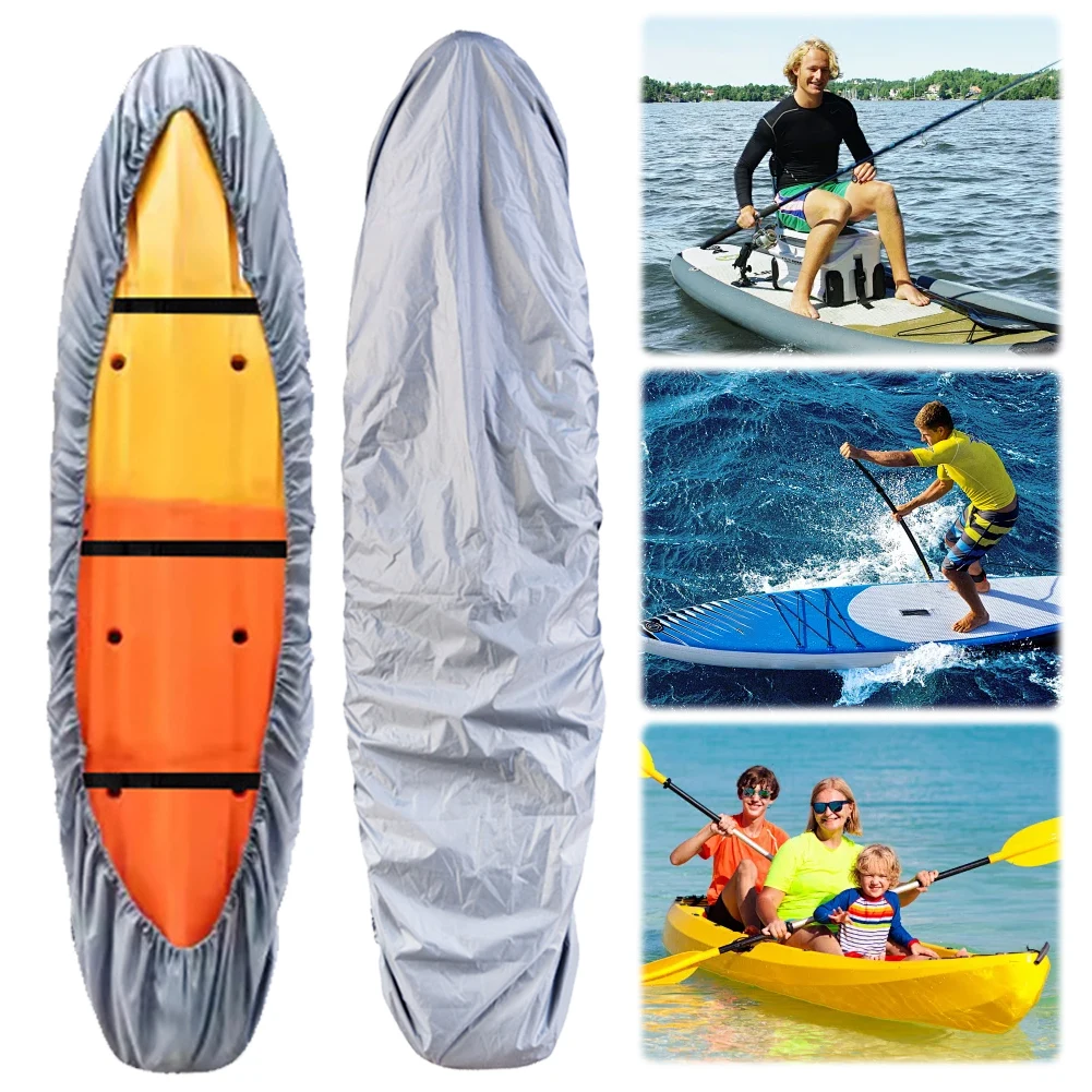 Canoe Inflatable Boat Dust Cover Waterproof Kayak Cover Oxford Kayak Dustproof Sunblock Shield Anti-UV Outdoor Canoe Storage Bag