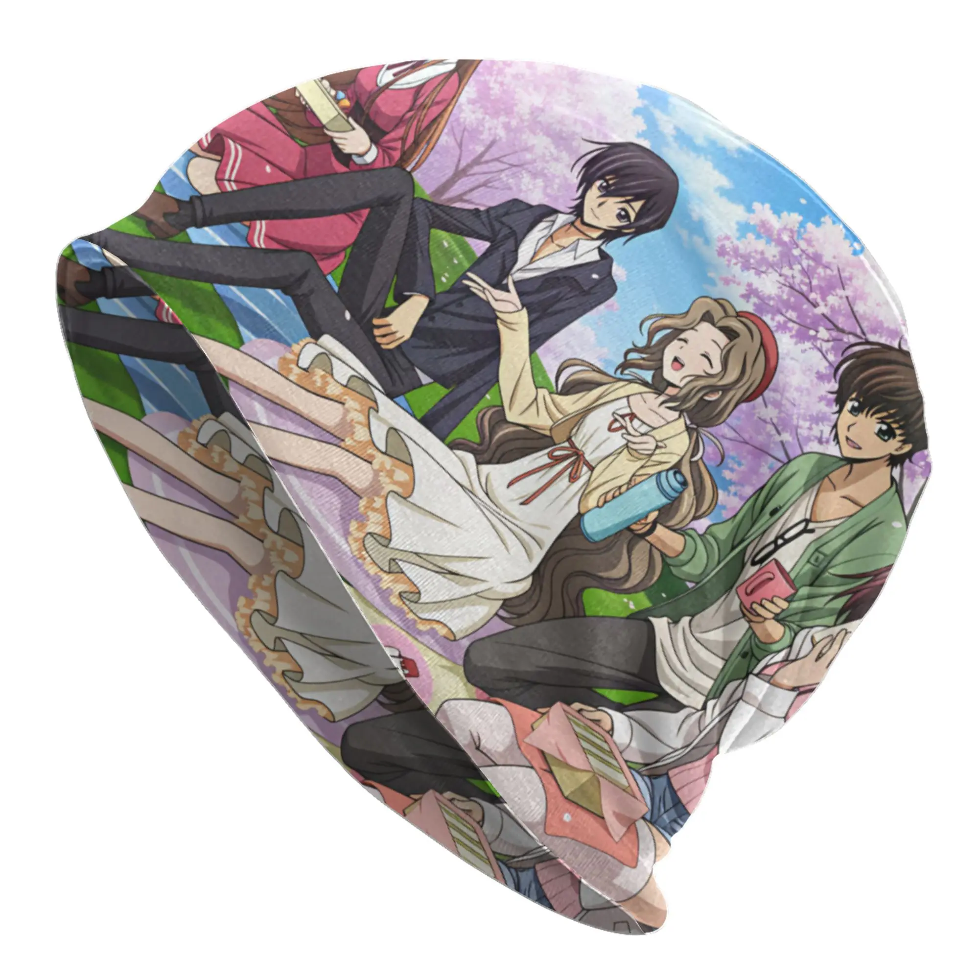 Code Geass Lelouch of the Rebellion Skullies Beanies Caps Men Women Unisex Cool Winter Warm Knit Hat Adult Anime Bonnet Hats