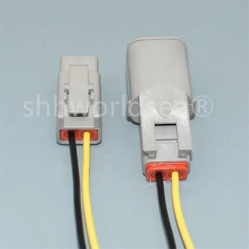 

1Sets 2 Pin connector Auto Waterproof Connector Electrical Inlet Air Temperature Sensor Plug DTM06-2S DTM04-2P AMT04-2P