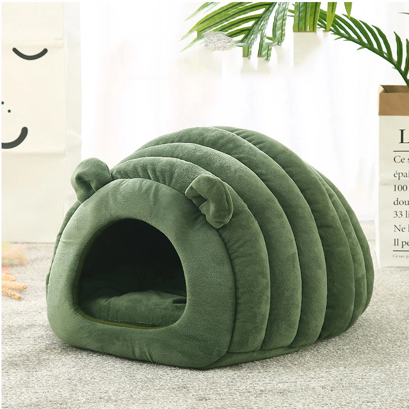 New arrival cat nest -warming house Pet puppy nest autumn and winter cat bed semi -closed pet nest