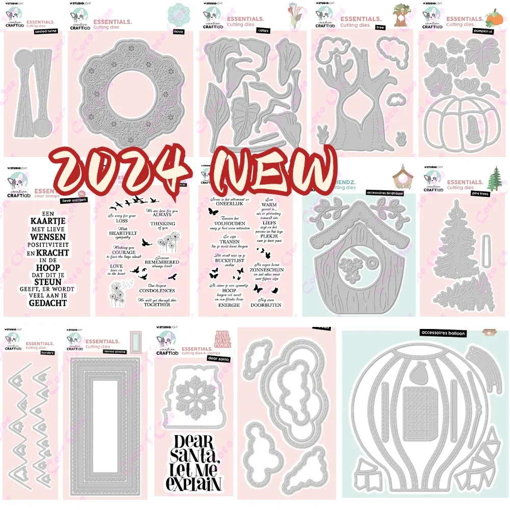 Scrapbooking wykrojniki New Arrival 2024 DIY formy tworzenie papieru szablon rękodzieła ręcznie robiona dekoracja