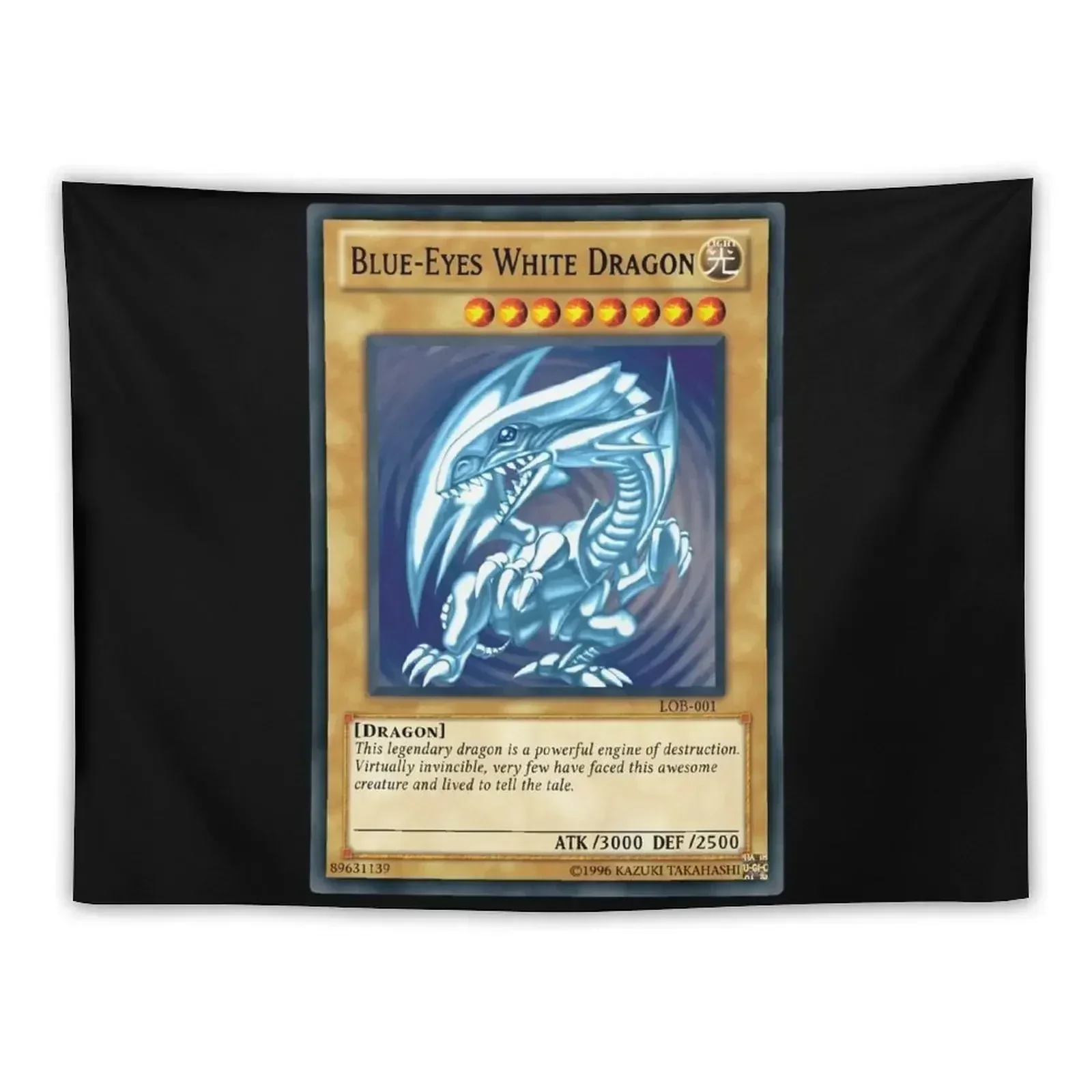 

Blue Eyes White Dragon Yu Gí óh Tapestry Art Mural Hanging Wall Tapestry