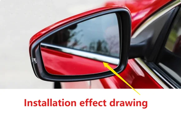 Vehicle type Roewe i5 ei5 2018 2019 Car Accessories Side Mirrors Reflective Lens Rearview Mirror Lenses Glass with Heating