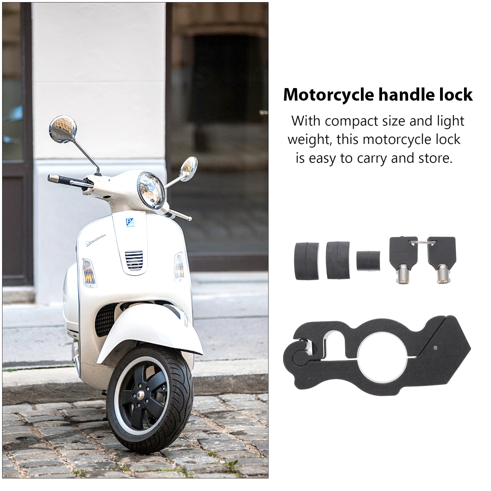 

1 set 1 Set Motorcycle Handle Premium Anti-Theft Brake For Motorbike Scooter Mopeds Universal Throttle Lock Security Lock For