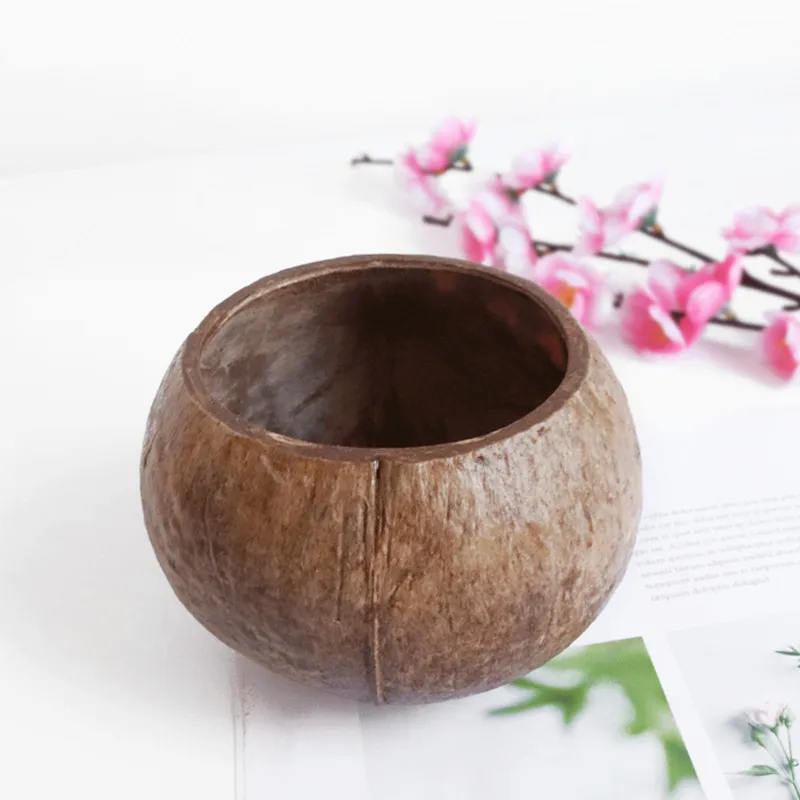 Natural Coconut Candle Bowl Retro Coconut Bowl Candle Maker