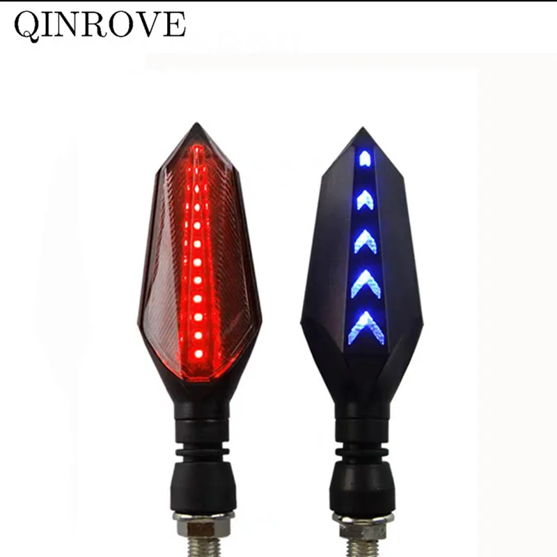 Flowing 12V Motorcycle LED Turn Signal Light Universal ABS Indicator Lamp For BMW R1250GS F900XR S1000SR F800R KTM Duke 125 390