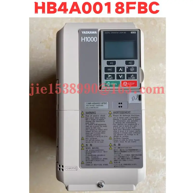 

Used Frequency converter HB4A0018FBC Normal Function Tested OK