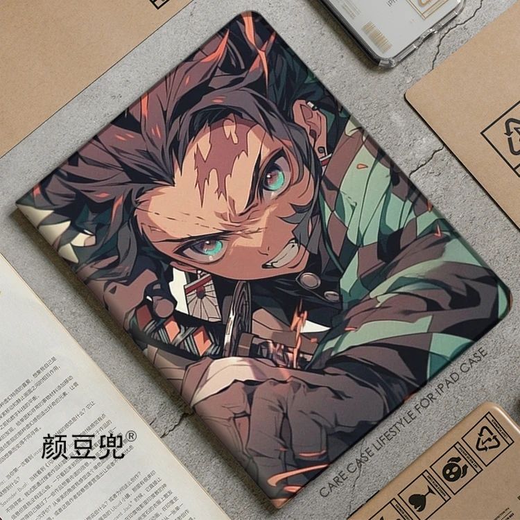 Kamado Tanjirou Anime For iPad Air 4 5 10.9 Mini 5 6 Case Luxury Silicone For Pro 12.9 11 iPad 10th Protective Skin