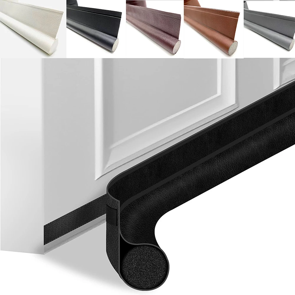 5 colors Door bottom seal strip Soundproof Insulation Wind Under Door Draft Stopper Blocker Weather Strip for Interior Exterior