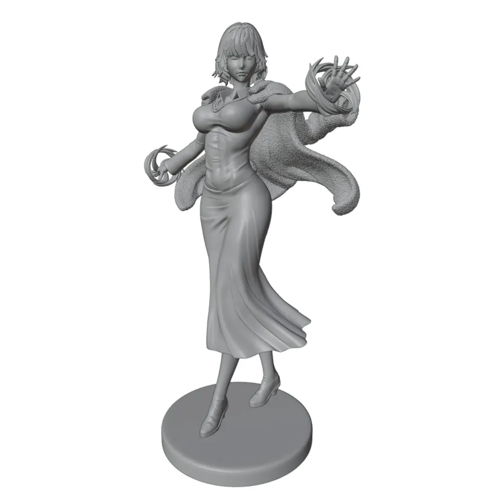 1/24 Warrior 3D Printed Resin Toy Kit Gk Unpainted Figure DIY Unassembled Statue Anime Doll Model Collection Suitable for Role-Playing Games and Collecting Miniature Female Character Decoration - Detailed Poses and Sculptures