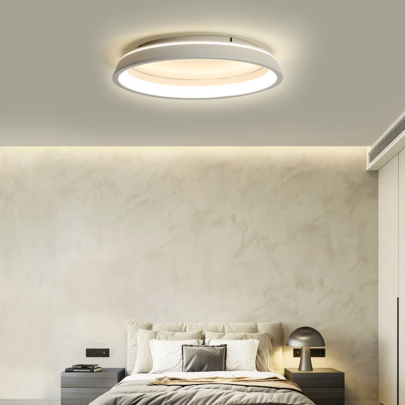 

Simple Led Bedroom Ceiling Lights Modern Living Room Bedroom Study Balcony Round Ceiling Lamp Home Interior Decor Lighting Lamps