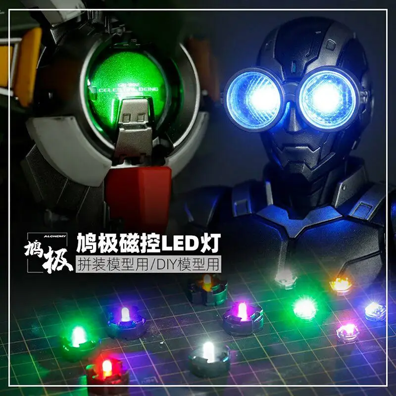 Magnetron LED Lamp Induction Multiple Models Assemble The Model With Lights DIY Crafting