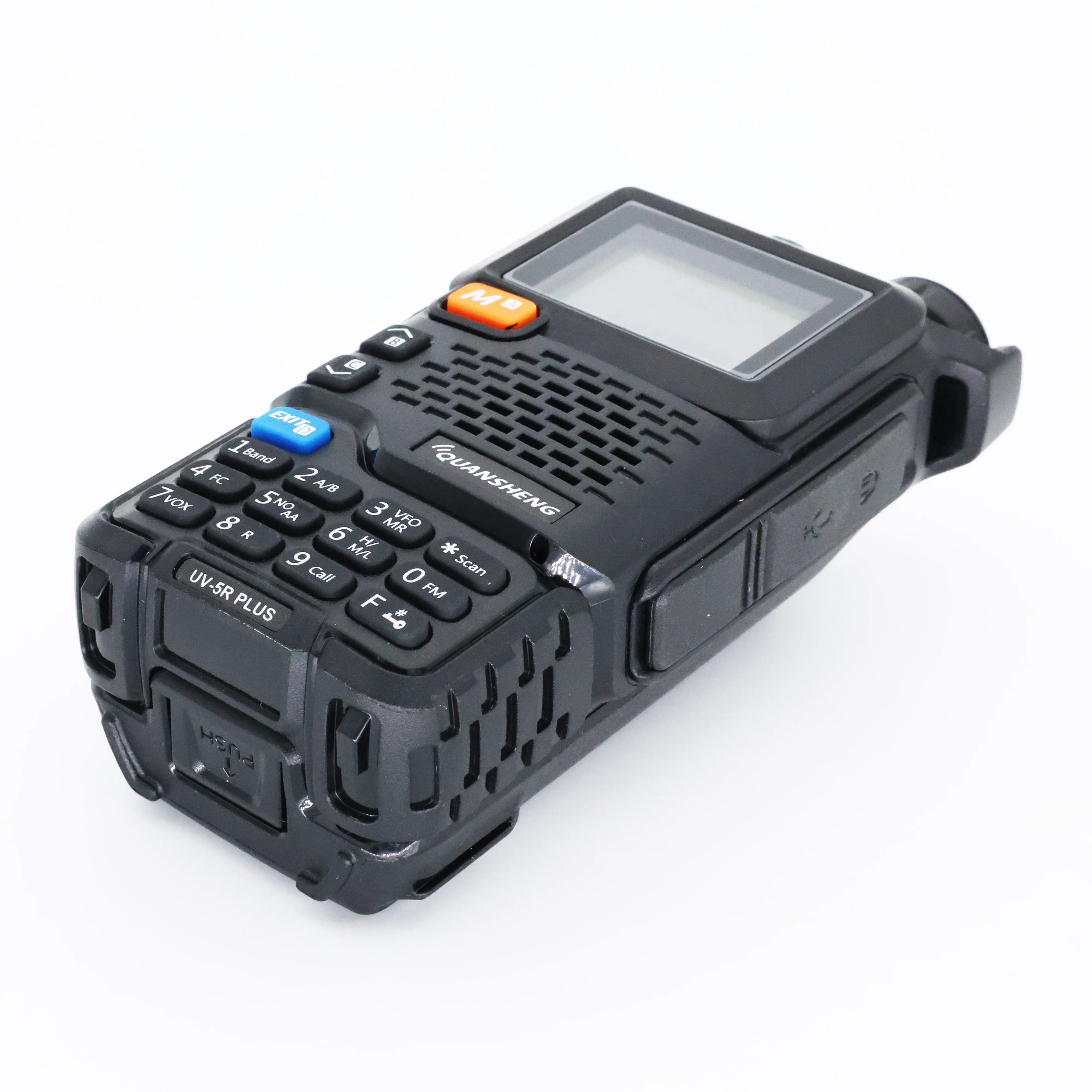 UV-5R Plus transceptor portátil multi-banda, walkie talkie, uhf, vhf, rádio de longo alcance, novo, 2022