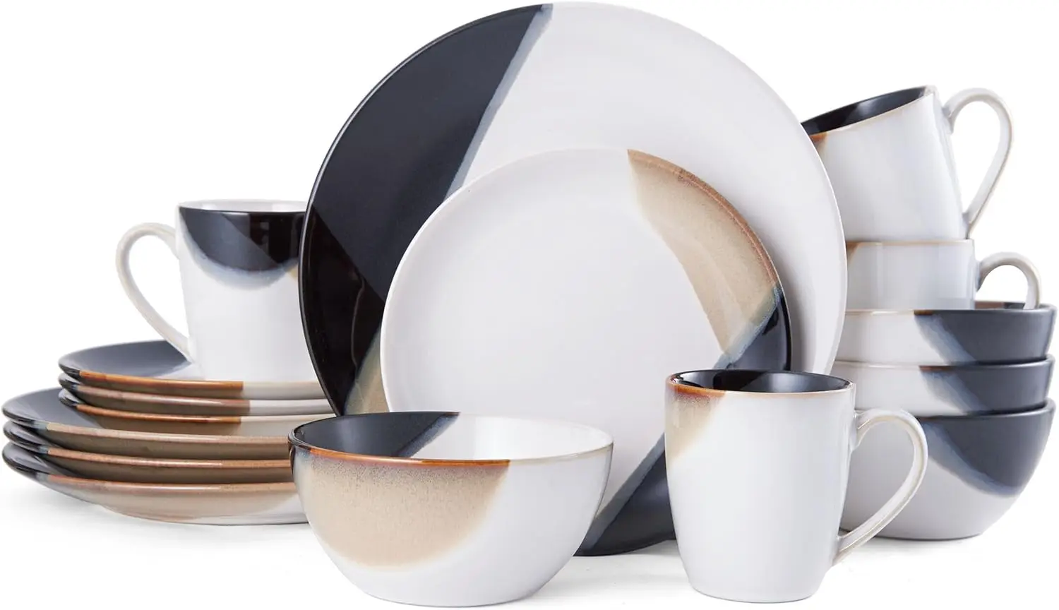 

Caden 16-Piece Dinnerware Set, Service for 4