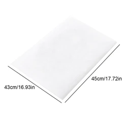 45*43CM 12pc/set Kitchen Oil Filter Paper Non-woven Absorbing Paper Anti Oil Cotton Cooker Hood Extractor Fan Protection Filter