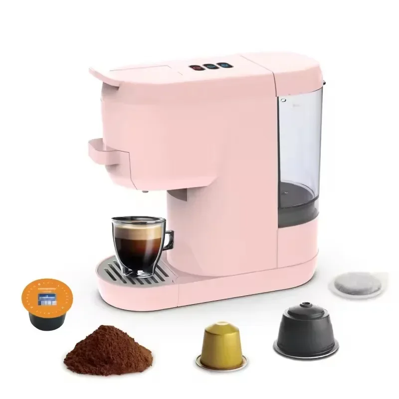 %a For Portable 5-in-1 Electric Multi-Capsule Espresso Coffee Maker Programmable Single Cup for Household Use for Hotels