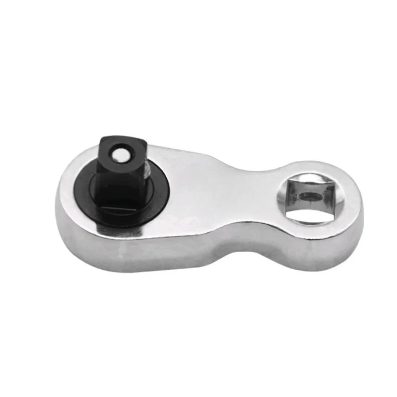 1/4 Inch Drive Super Short Ratchet Wrench 72 Tooth CR-V Steel Quick Release Auto Repair Spanner For Narrow Spaces