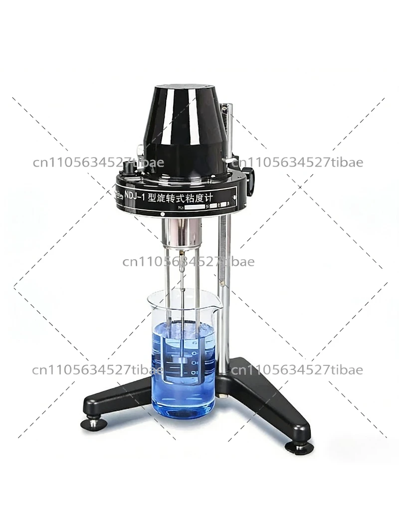 NDJ-1/NDJ-4 Portable Rotary Viscometer Viscosity Meter with 1-4# Rotator Fluidimer 220V - Viscosimeter for Measuring Fluid Visco