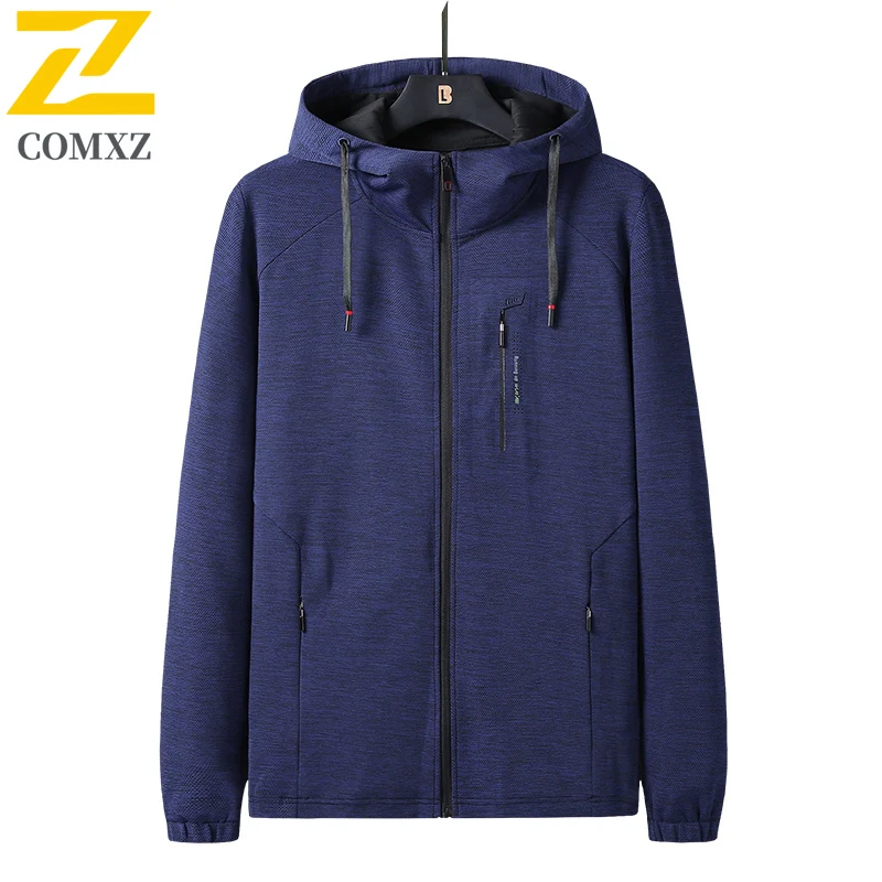 

Весенне-осенняя мужская куртка, модная трендовая куртка с капюшоном, теплое пальто для кемпинга, спорта, отдыха, дышащая ветрозащитная ветровка с капюшоном