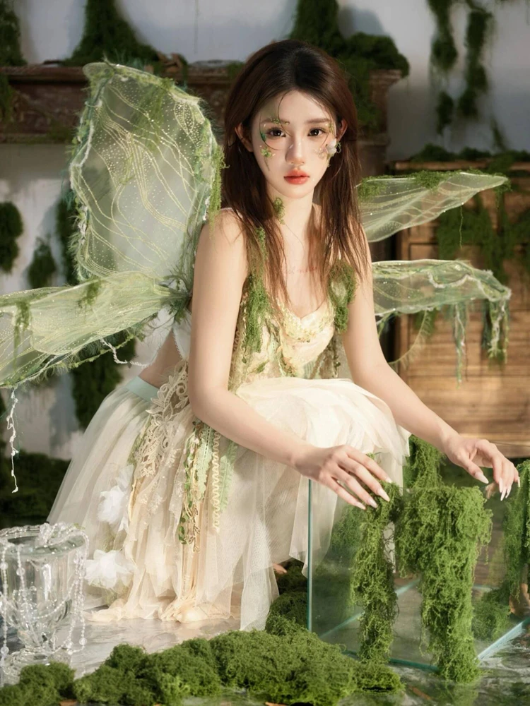 Nouvelle Robe à Bretelles Dées - Ethnic Fashion Photography avis et prix