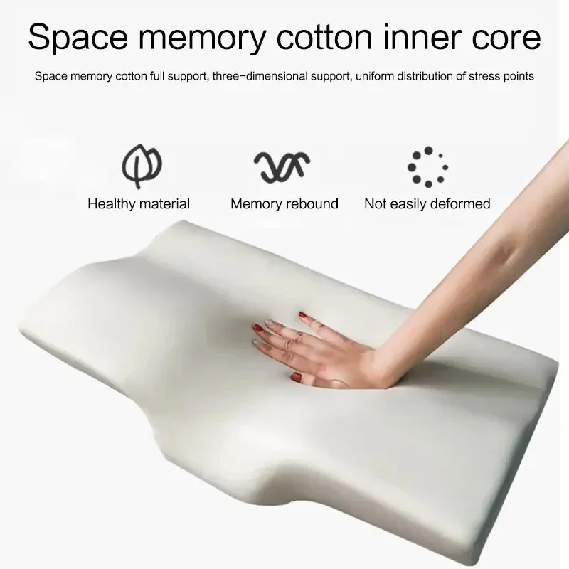 

Butterfly Pillow Memory Foam For Neck Pain Slow Rebound Memory Foam Pillow Health Care Cervical Pillow Core