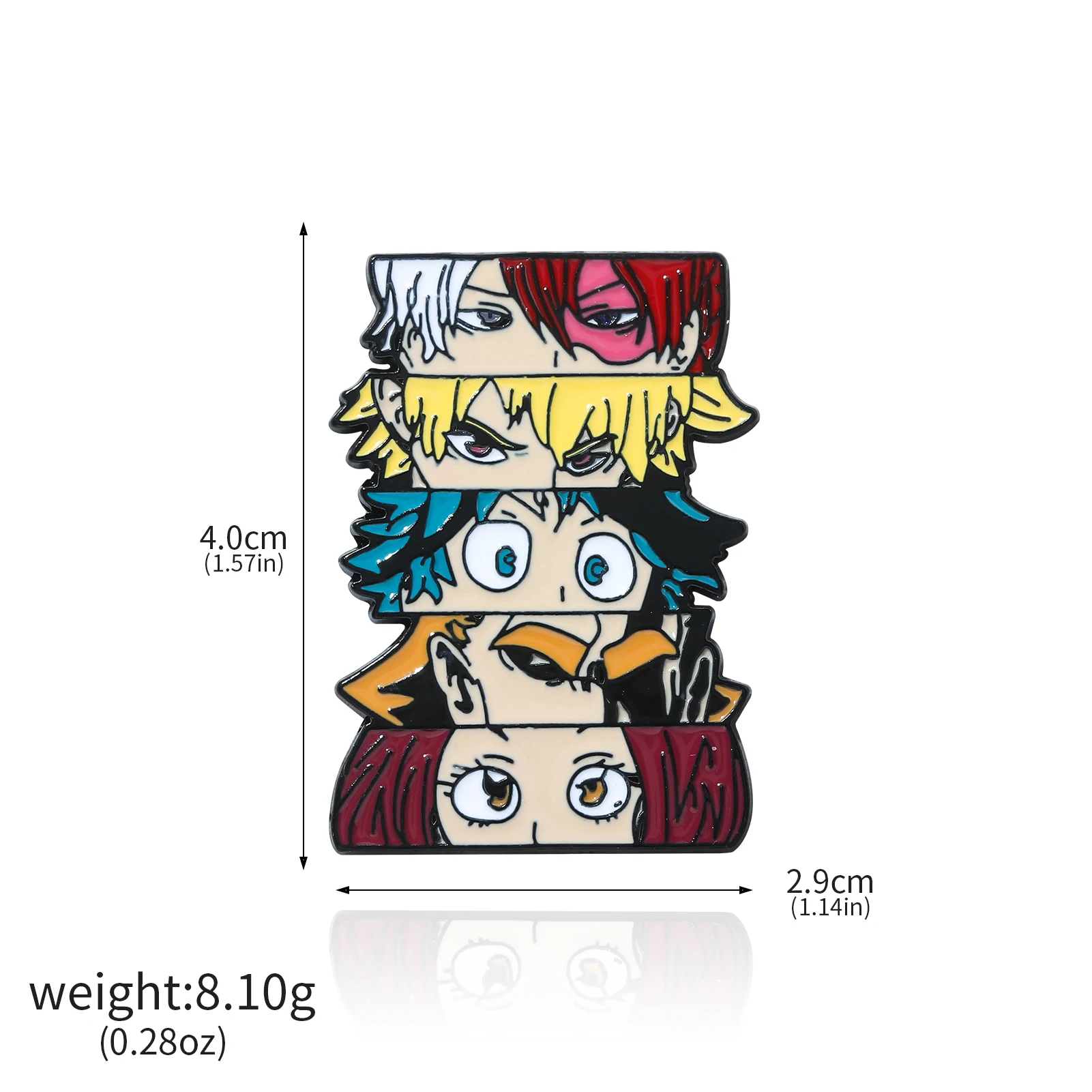 بلدي بطل أكاديمية الكرتون الشكل مجموعة صور المينا دبابيس شارات التلبيب دبابيس دبابيس النساء الرجال مجوهرات اكسسوارات للهدايا