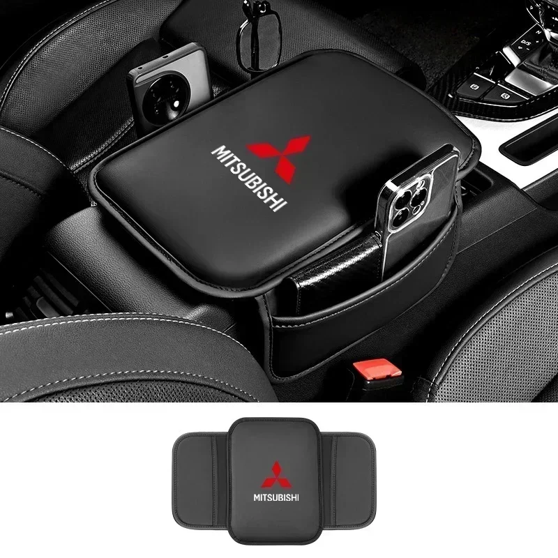 

Car Armrest Mat Center Console Leather Protection Cushion For Mitsubishi Lancer 9 Ex Evo ASX L200 Colt Pajero Sport Durable