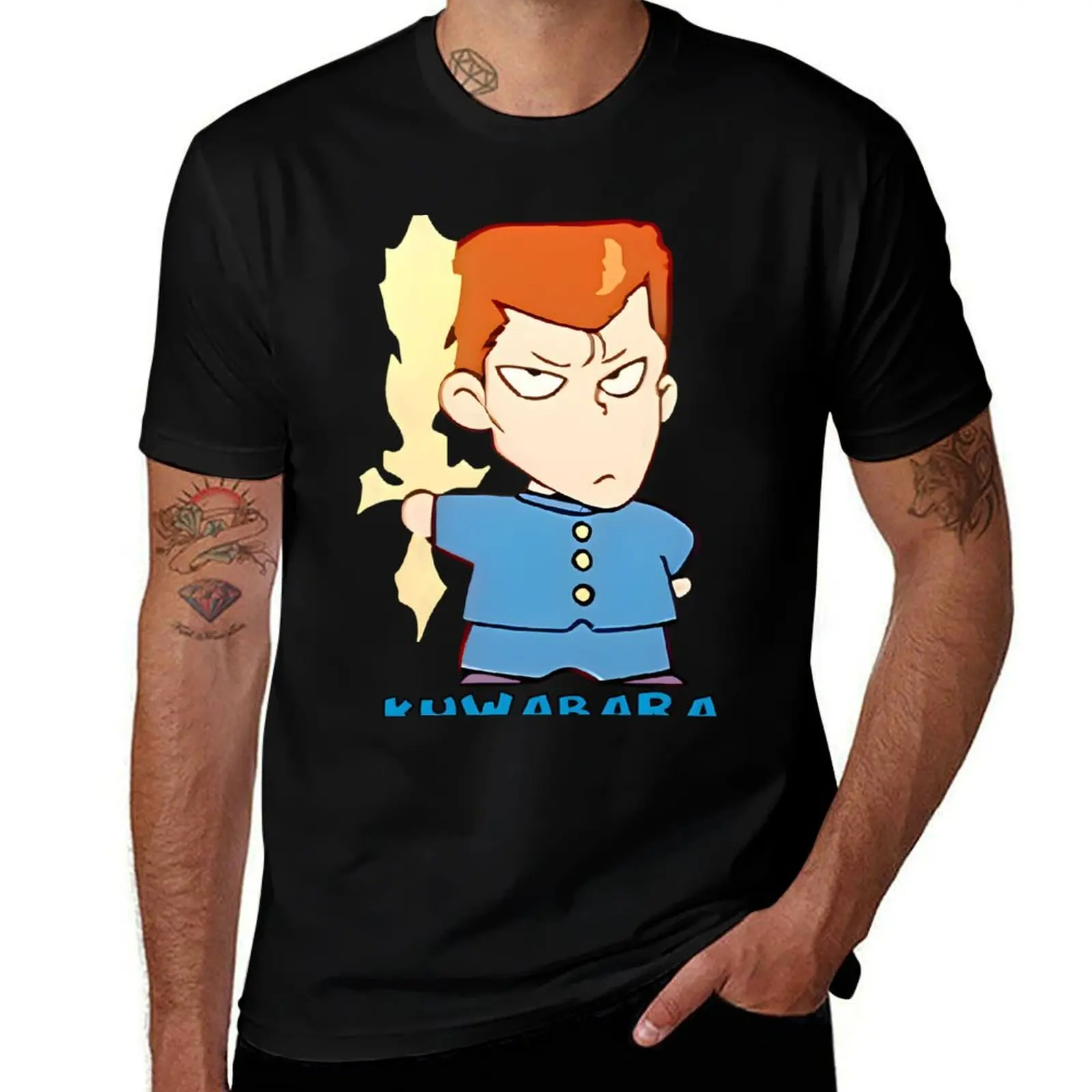 Mini Kazuma Kuwabara T-Shirt plus size clothes anime tshirt oversized customs design your own mens workout shirts