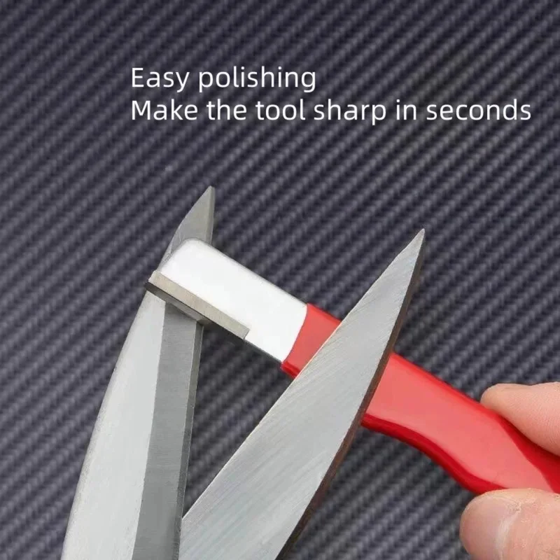 

2X Portable Handheld Quick Alloy Steel Small Sharpener Manual Scissor Knife Repairer Sharpening Stone Home Kitchen Scraper Tool