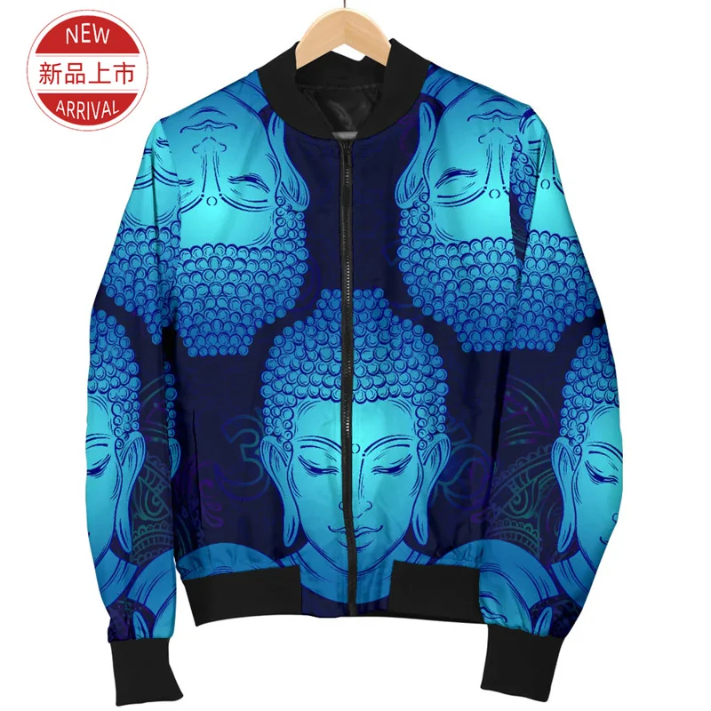 BUDDHA 3D Printed Jacket Harajuku Autumn Kid Cool Streetwear Lapel Jackets Women Fashion Clothing Spiritual Totem Śākyamuni Tops