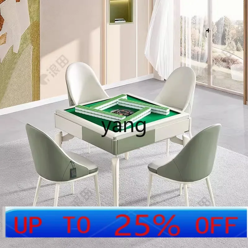 

Lhh dining table dual-purpose mahjong machine fully automatic household integrated solid wood simple modern