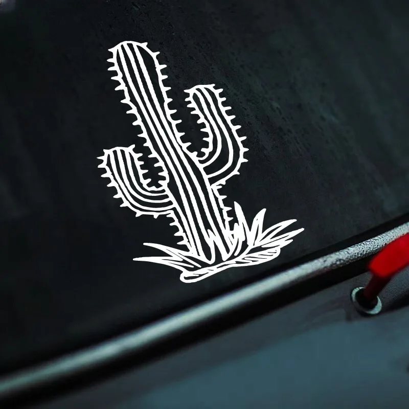 Adventure natural desert cactus car sticker can be affixed to motorcycle glass notebook waterproof  creative car sticker